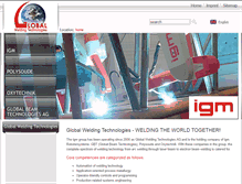 Tablet Screenshot of global-welding-technologies.com